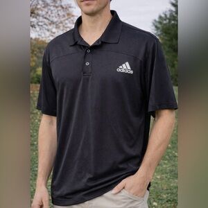 Adidas Golf Black Polo Short Sleeve Shirt Big and Tall Size 3XL